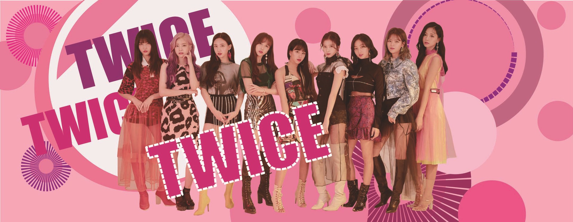 Banner Twice cầm tay