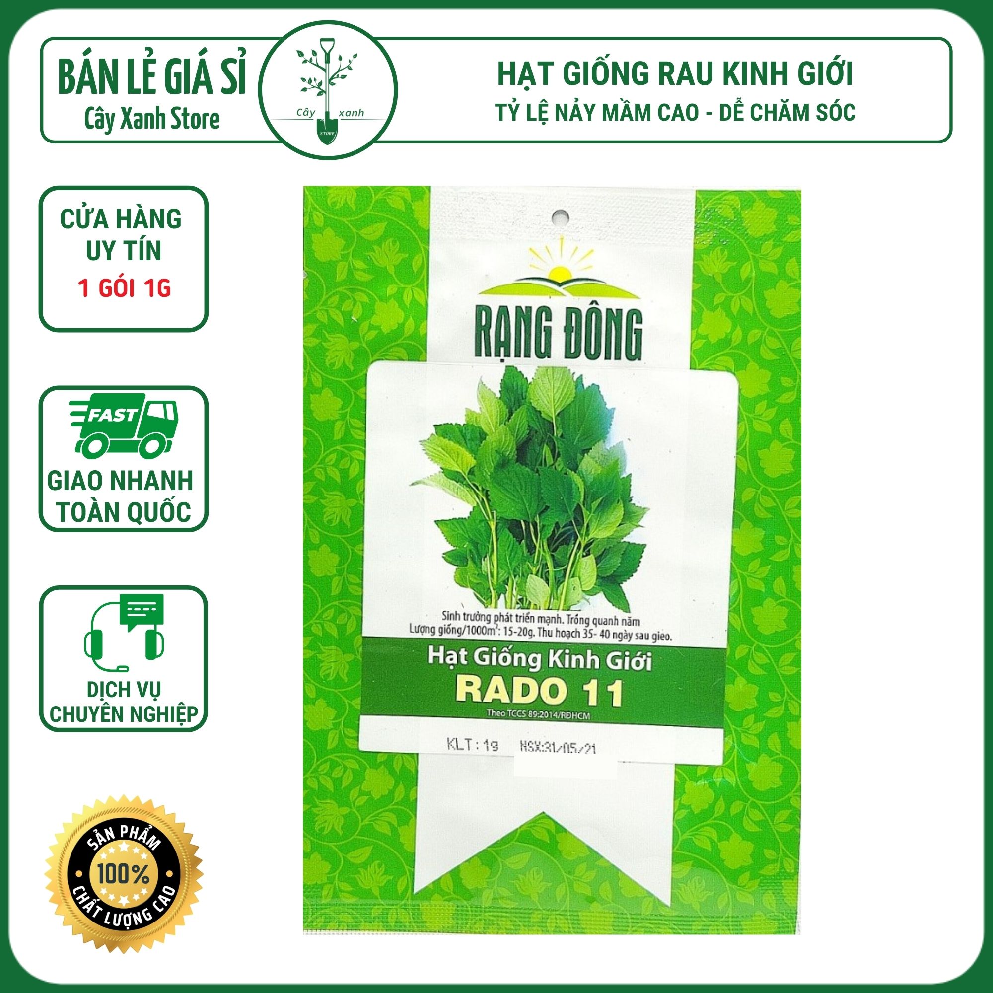 Hạt Giống Rau Kinh Giới - Trồng Hạt Giống Rau Củ Quả, Rau Sạch Bằng Đất Sạch, Xơ Dừa Và Phân Bón Hữu Cơ