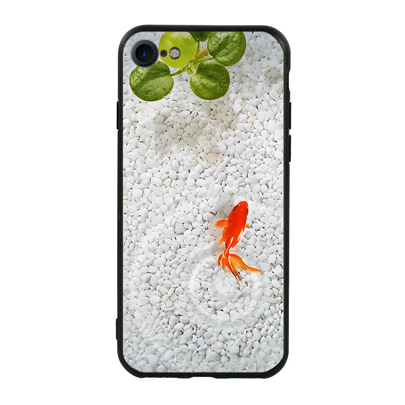Ốp Lưng Viền TPU Cao Cấp Cho iPhone 7 - Cá Koi 01