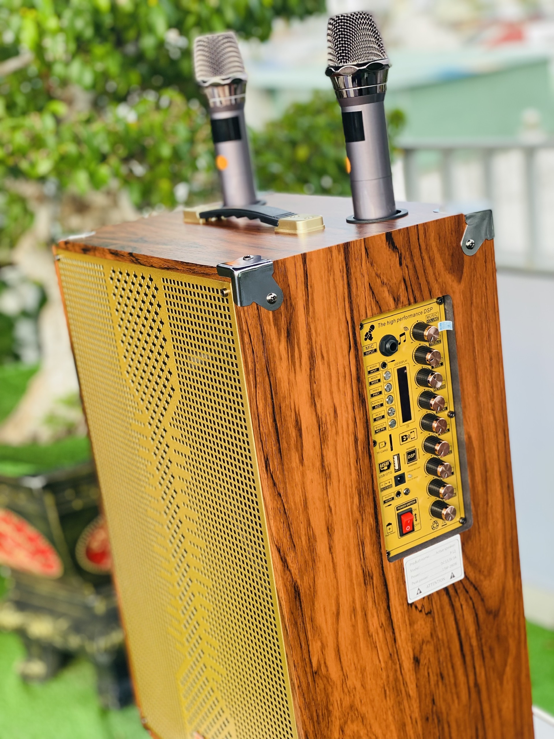 Loa Xách Tay Karaoke Nghe Nhạc T3 Pro Bass 30 – Công Suất 500W, Kết Nối Bluetooth, Kèm  Micro Không Dây Hàng Nhập Khẩu