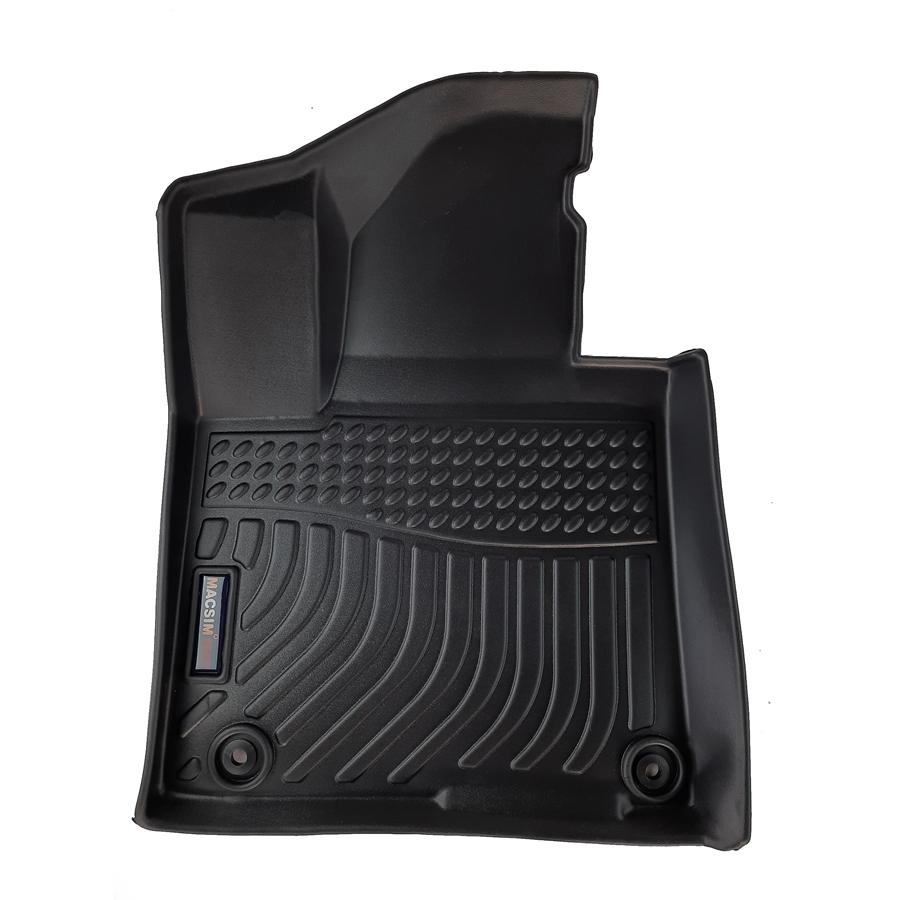 Thảm lót sàn xe ô tô Kia Sorento 2021- Nhãn hiệu Macsim chất liệu nhựa TPE màu đen hàng loại 2