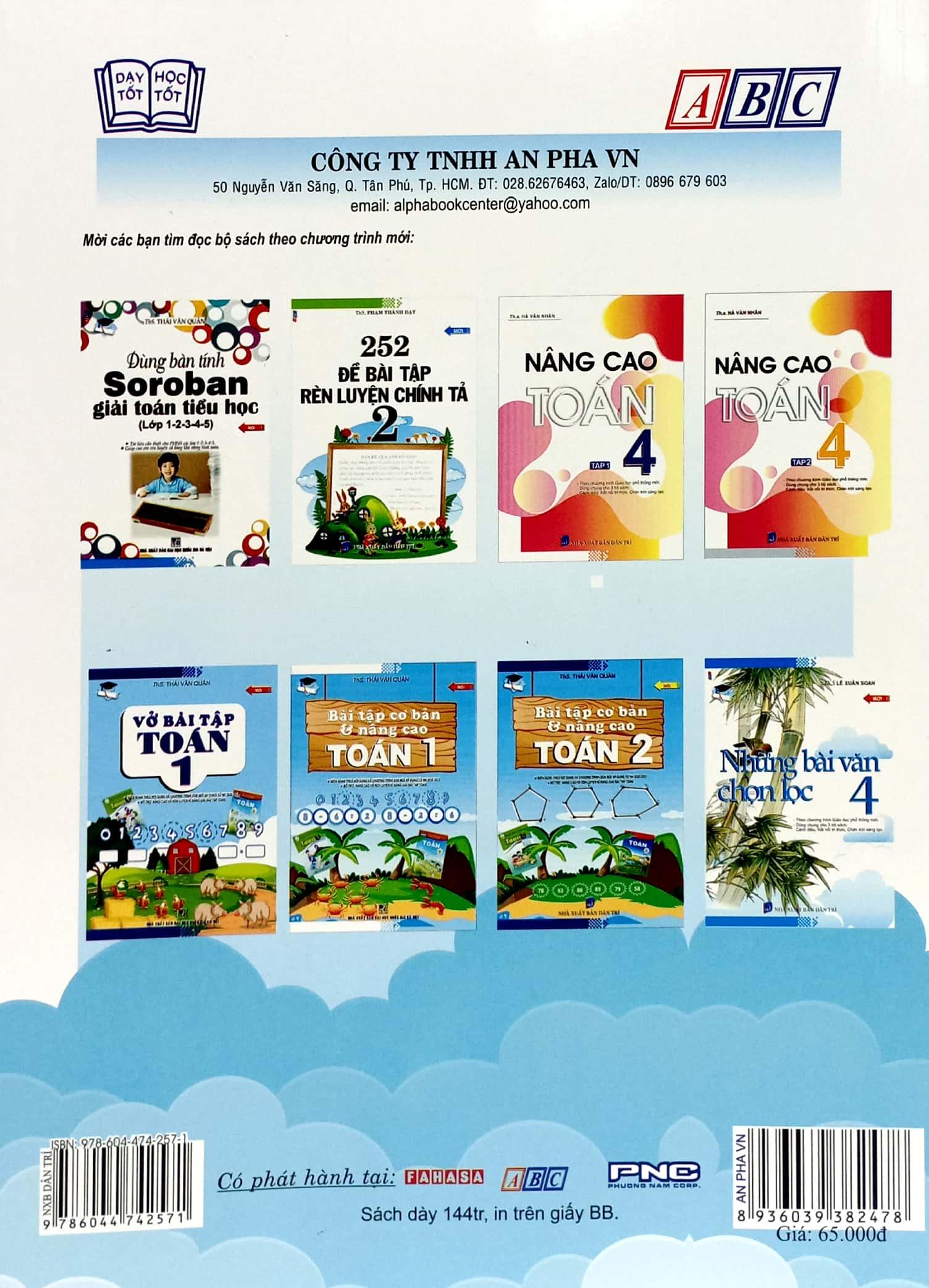 Nâng Cao Toán 4 - Tập 1