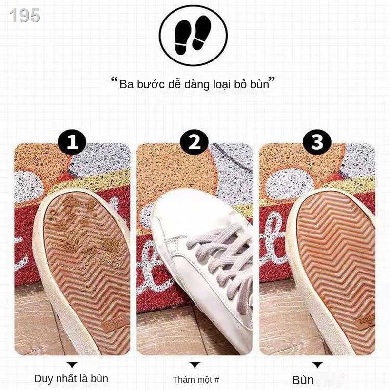 Phim hoạt hình lối vào bằng lụa thảm trải sàn đơn giản có thể cắt dùng một lần chống trơn trượt và bụi bẩn