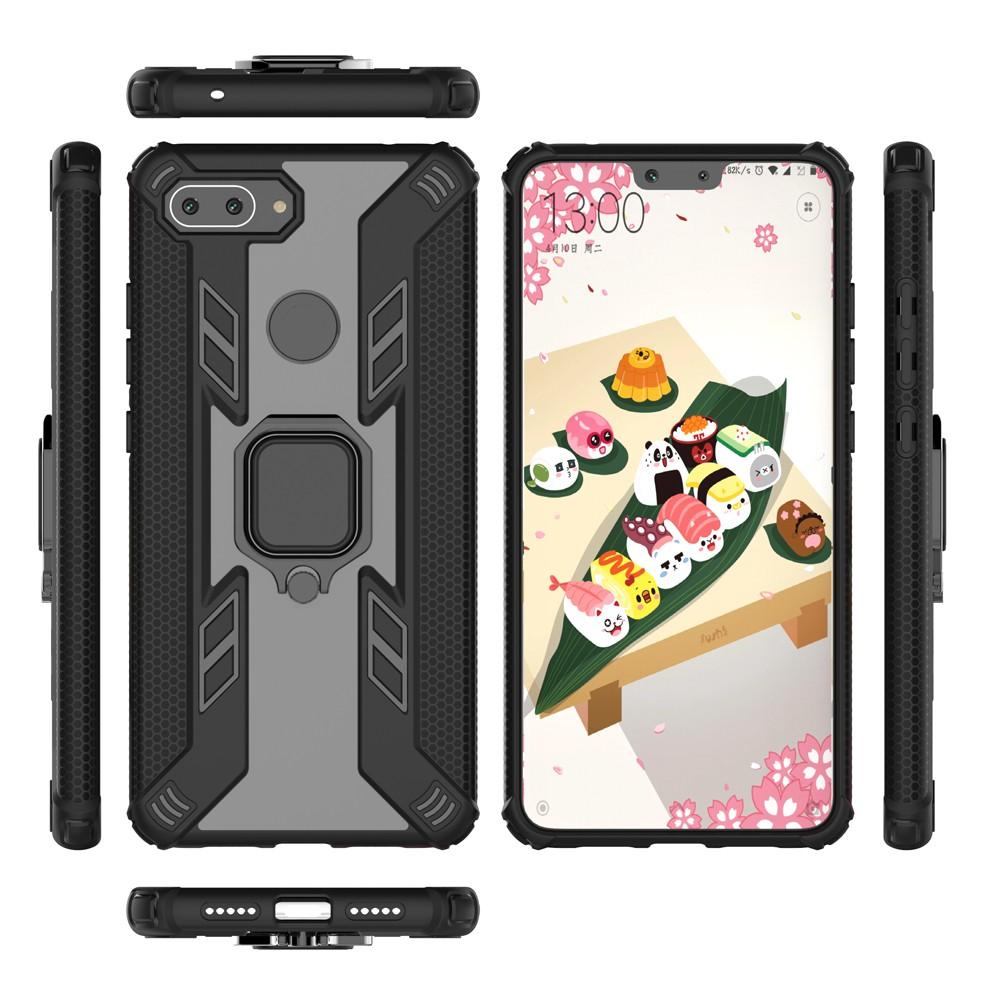 Ốp lưng dành cho Xiaomi Redmi Note 9 9S 9 Pro Max 10X 4G Poco X3 Pro NFC Mi A3 Mi 8 Lite iRON MAN nhẫn xoay TRONG SUỐT chống sốc