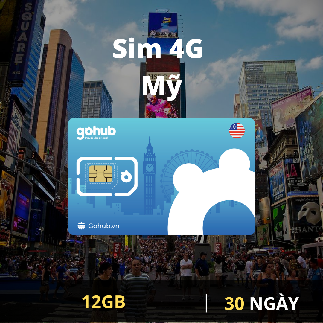 SIM 4G du lịch Mỹ nghe gọi nhắn tin nội địa Mỹ không giới hạn