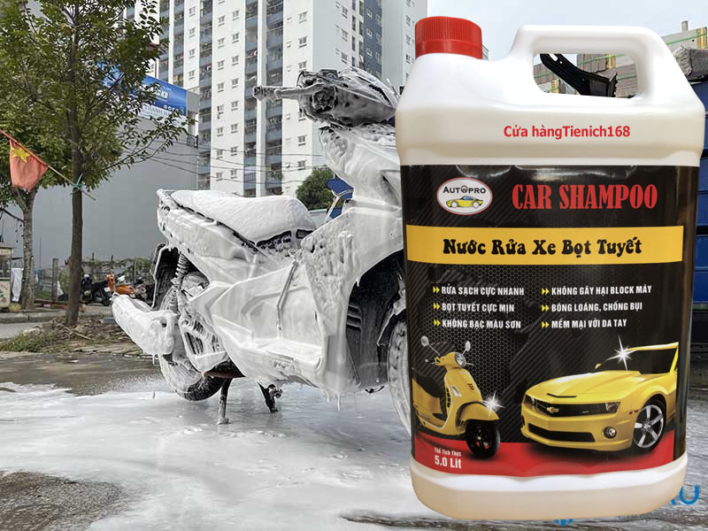 [SIÊU SẠCH] Nước rửa xe bọt tuyết chuyên dụng Car Shampoo 10L&amp;5L cho ô tô xe