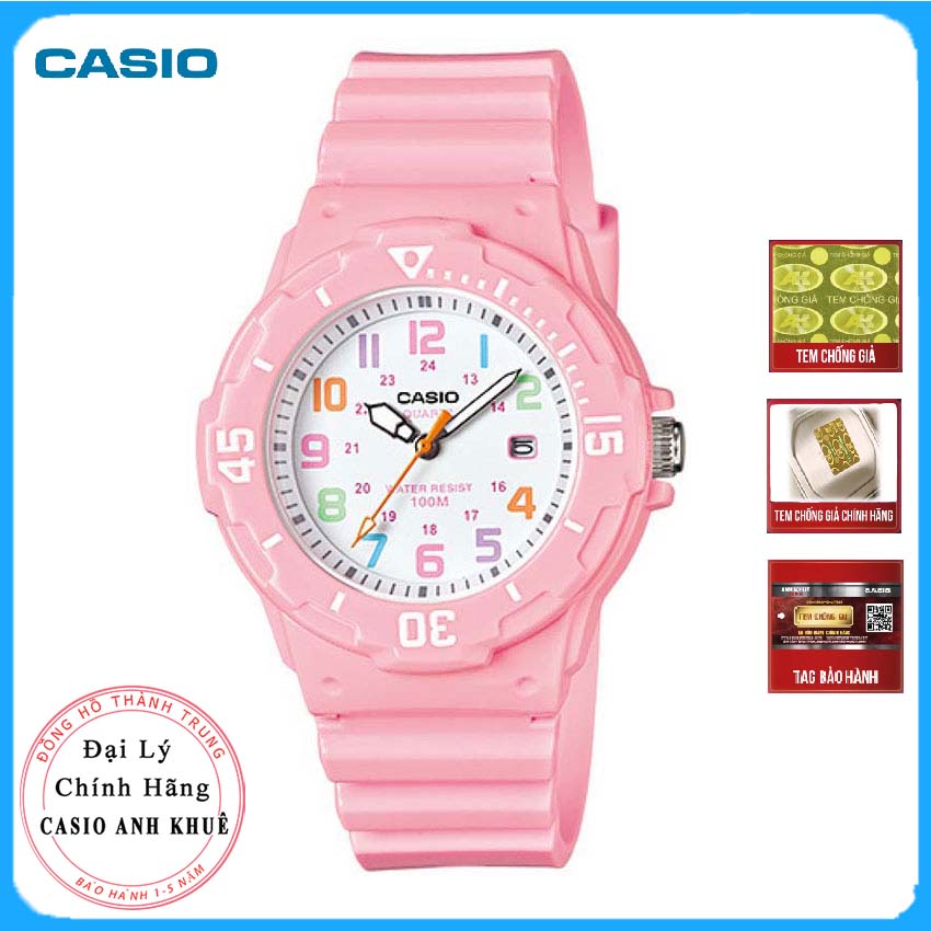 Đồng hồ nữ dây nhựa Casio LRW-200H-4B2VDF