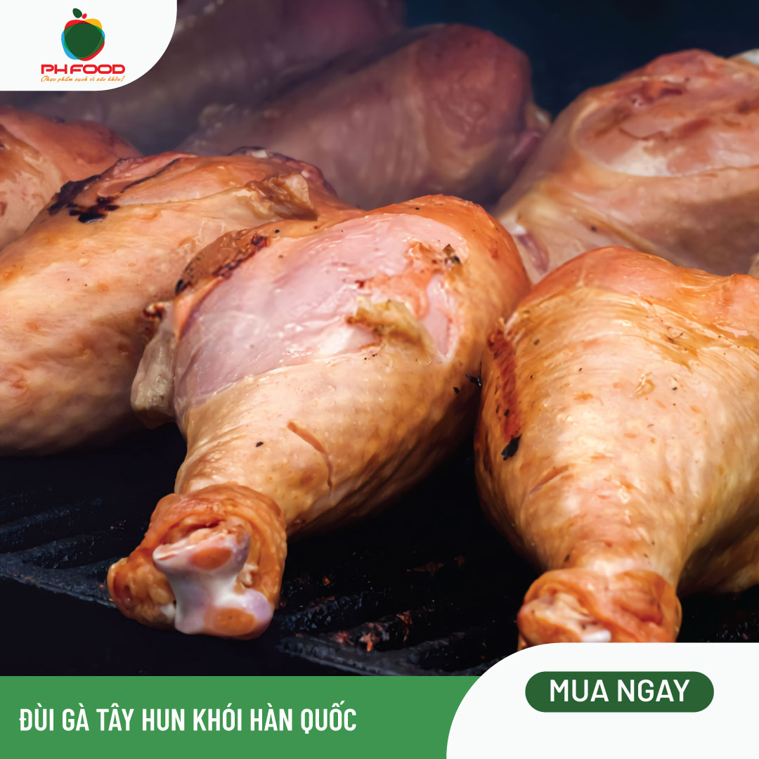 - Đùi Gà Tây Xông Khói Hàn Quốc - Món Ngon Từ Hàn Quốc - Quà Biếu Sang Trọng
