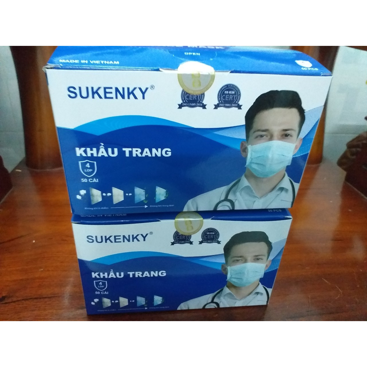 COMBO 2 HỘP KHẨU TRANG Y TẾ SUKENKY