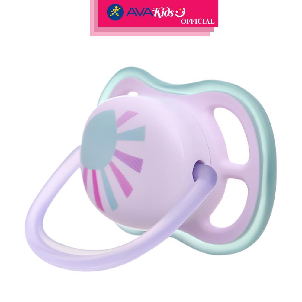 Ti ngậm Philips Avent thông khí SCF086/04 (0 - 6 tháng) - Hình mặt trời - Hàng Chính Hãng