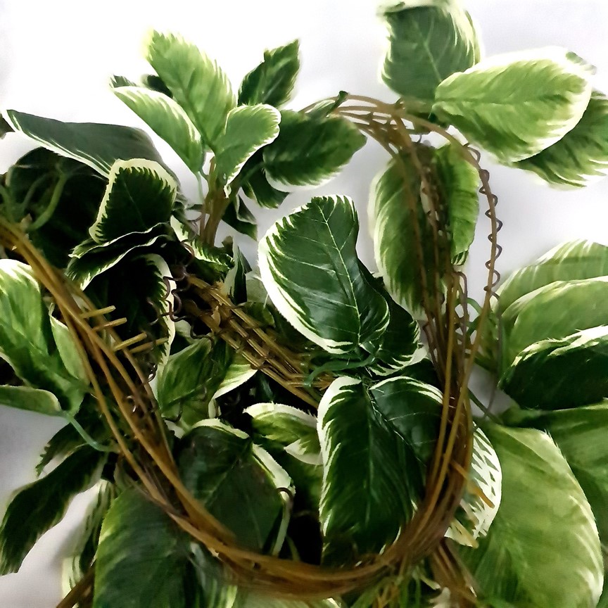 Dây leo lá giả chùm lá giả trang trí decor phòng, nhà cửa, nhà hàng, tiệc gng