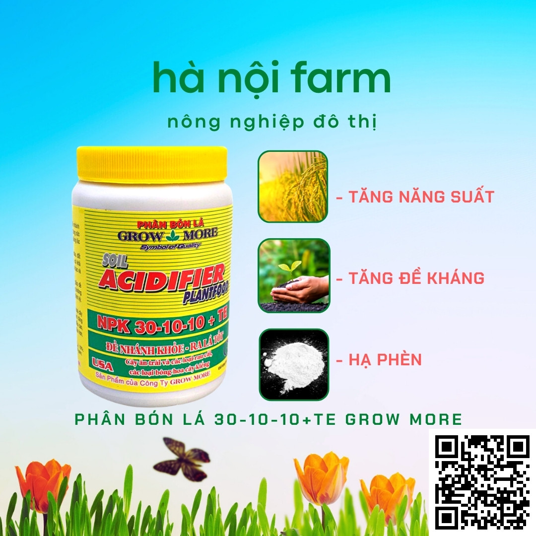 Phân bón lá 30-10-10 Grow More - Hũ 100g