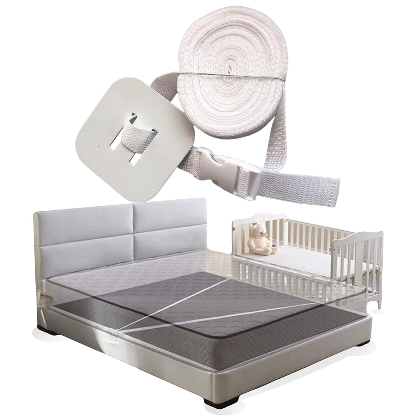 Elastic Attachment Bed Strap with Adjustable Buckle for Sheet Bed Mattress
