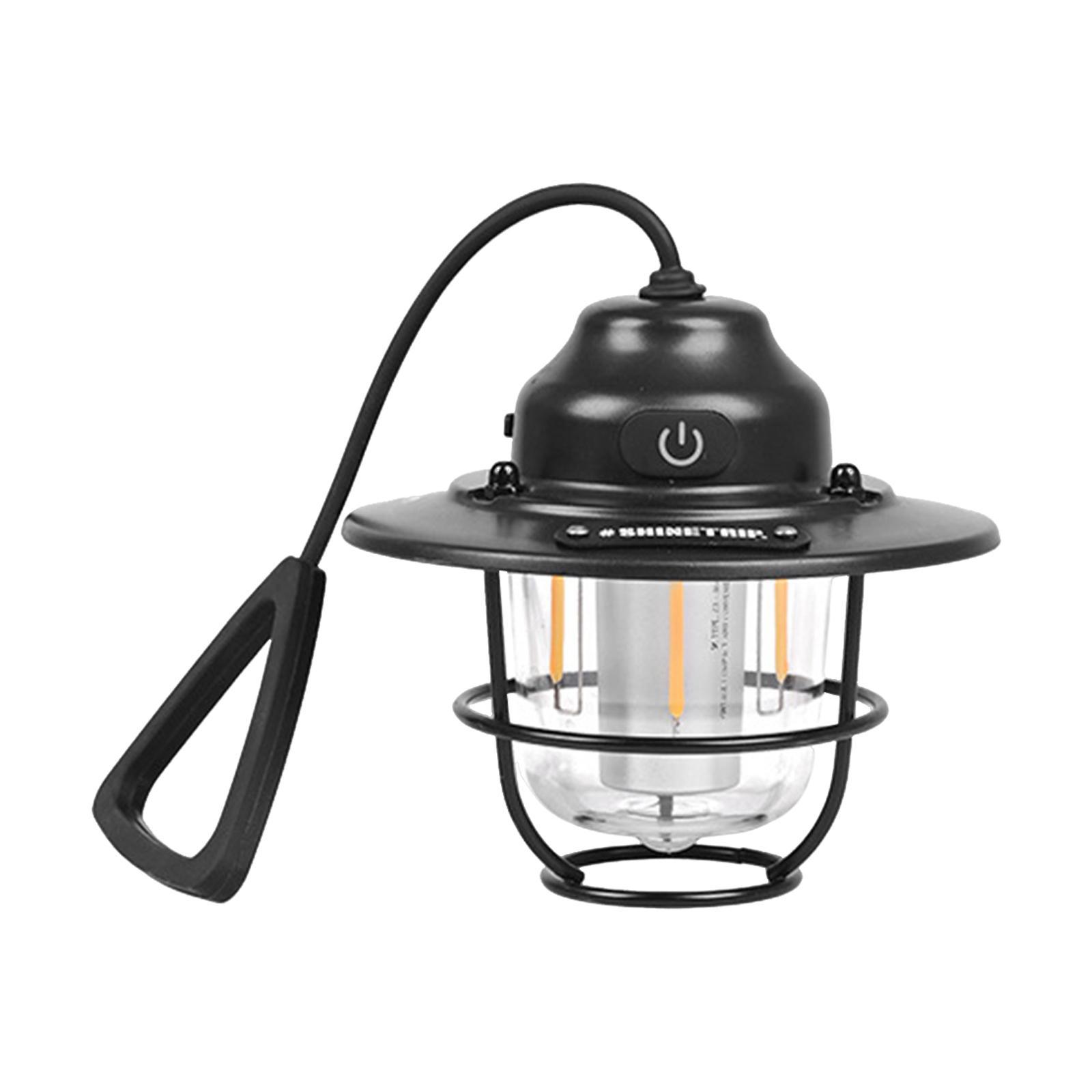 LED Camping Lantern Dimmable Rechargeable Tent Lamp for Indoor BBQ Traveling