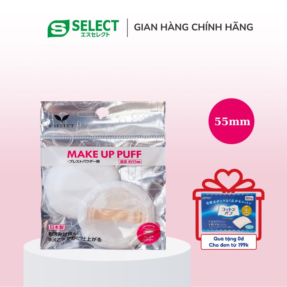 Bông Tán Phấn Phủ S Select Pro Use 55mm Nhật Bản