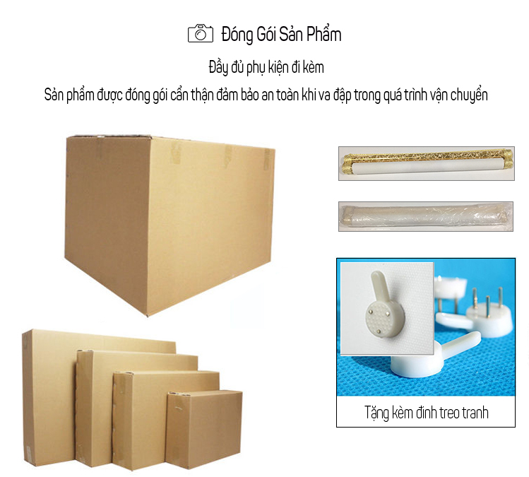 Tranh canvas nẹp sáo gỗ Địa Tạng Vương Bồ Tát, Nhiều size , nhiều mẫu , chất liệu vải canvas kim tuyến