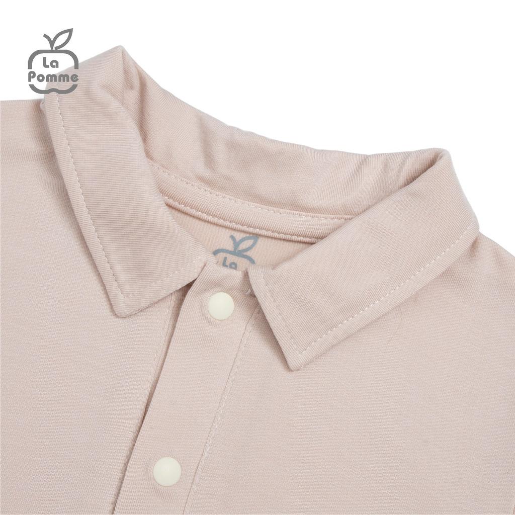 Bộ cộc tay La Pomme polo mầm cây