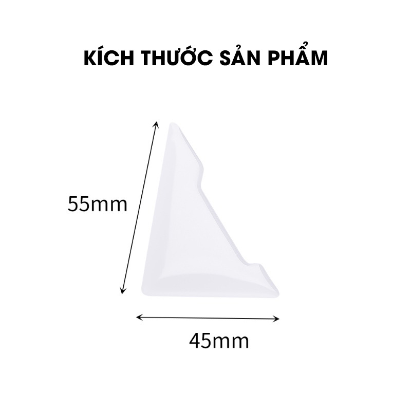 Bộ 02 Miếng Dán Sillicon Trong Suốt Chống Va Đập Trầy Xước Góc Cửa Xe Ô Tô cao cấp Bọc góc cửa lợi không đọng bùn