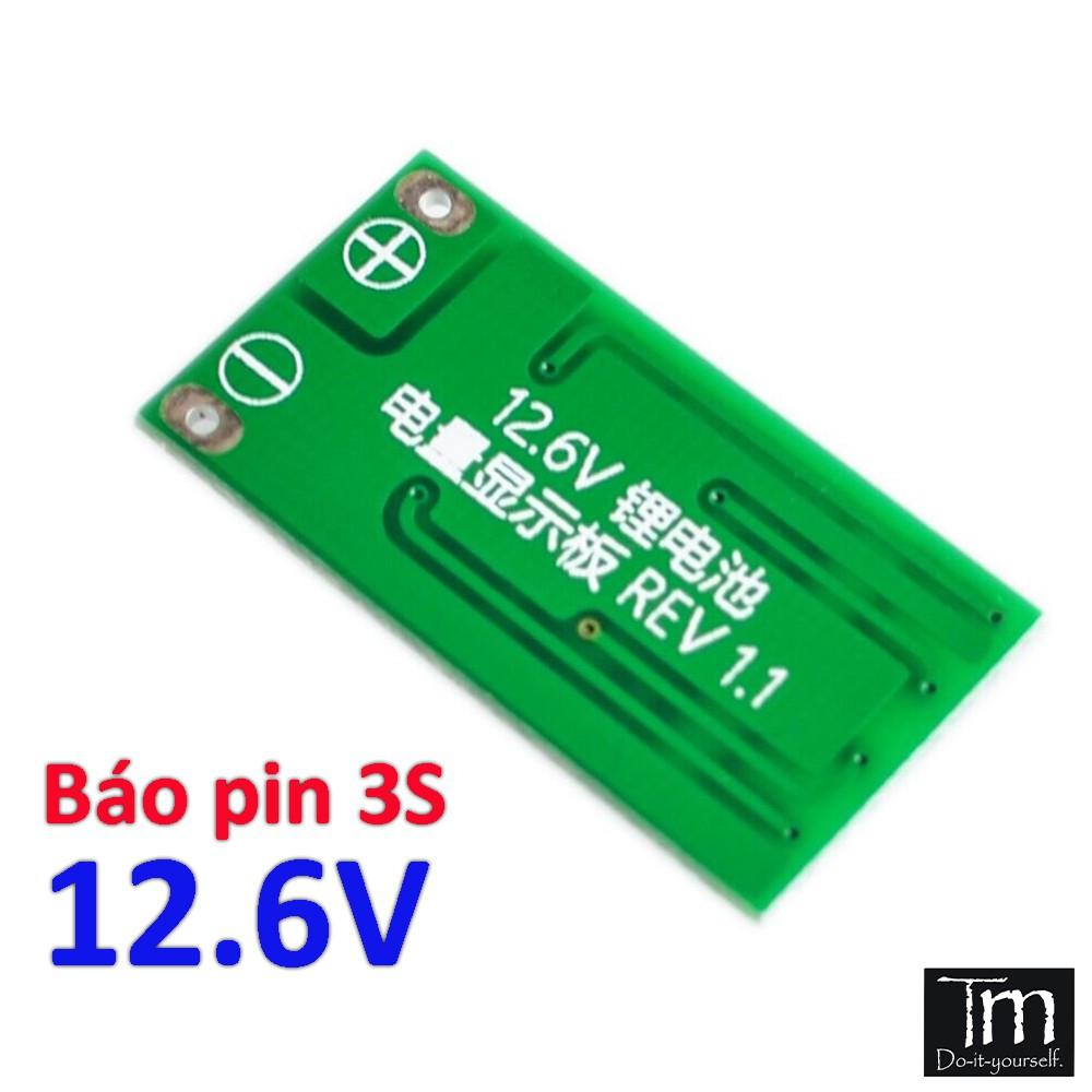 Mạch Báo Pin 3S 12.6V 4 Mức