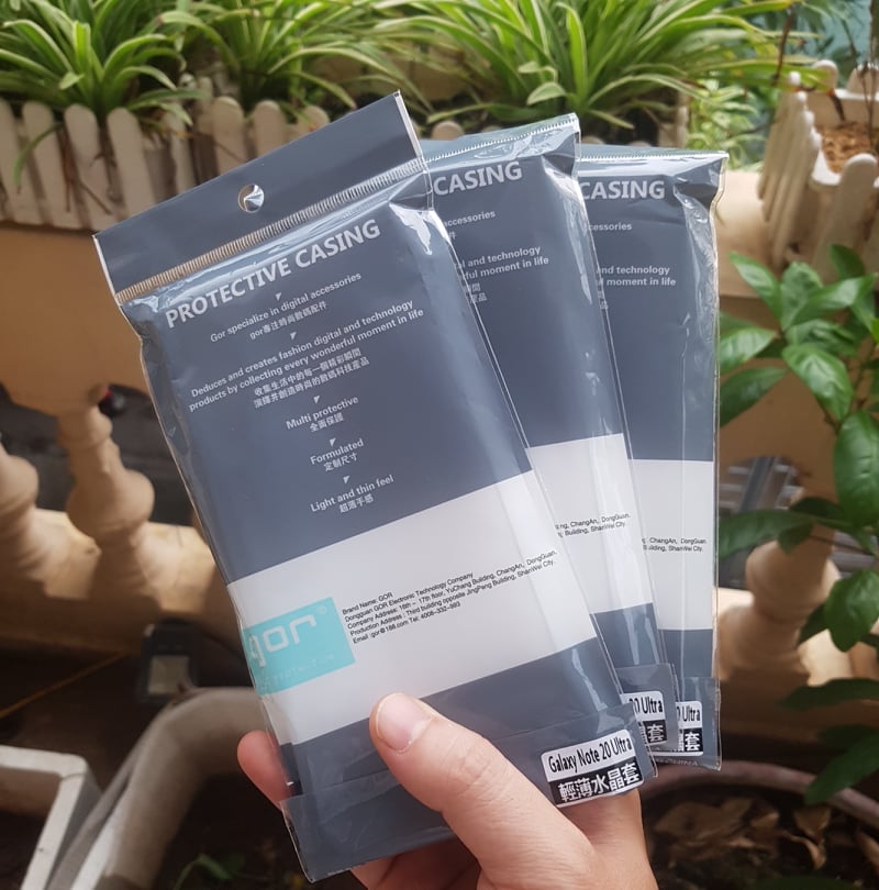 Ốp cho Galaxy Note 20 Ultra/ Note 20/ Note 10 Plus/ Note 10 Lite - Silicon trong suốt hãng GOR Hàng nhập khẩu