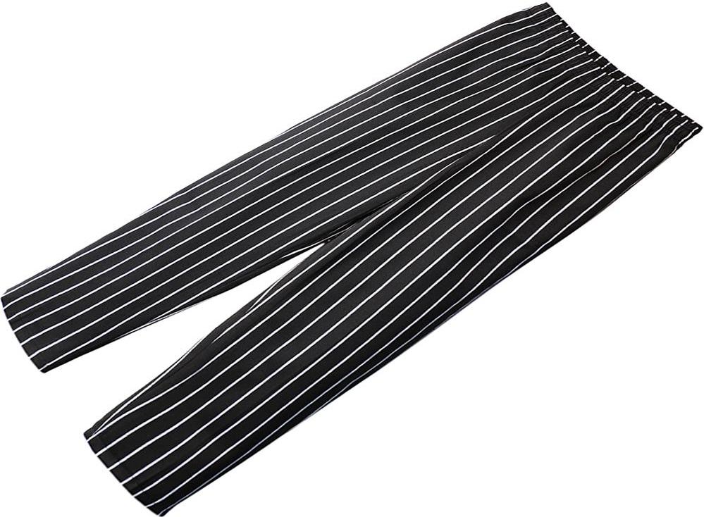 Chef Working Pants Restaurant Elastic Comfy Cook Work Trousers