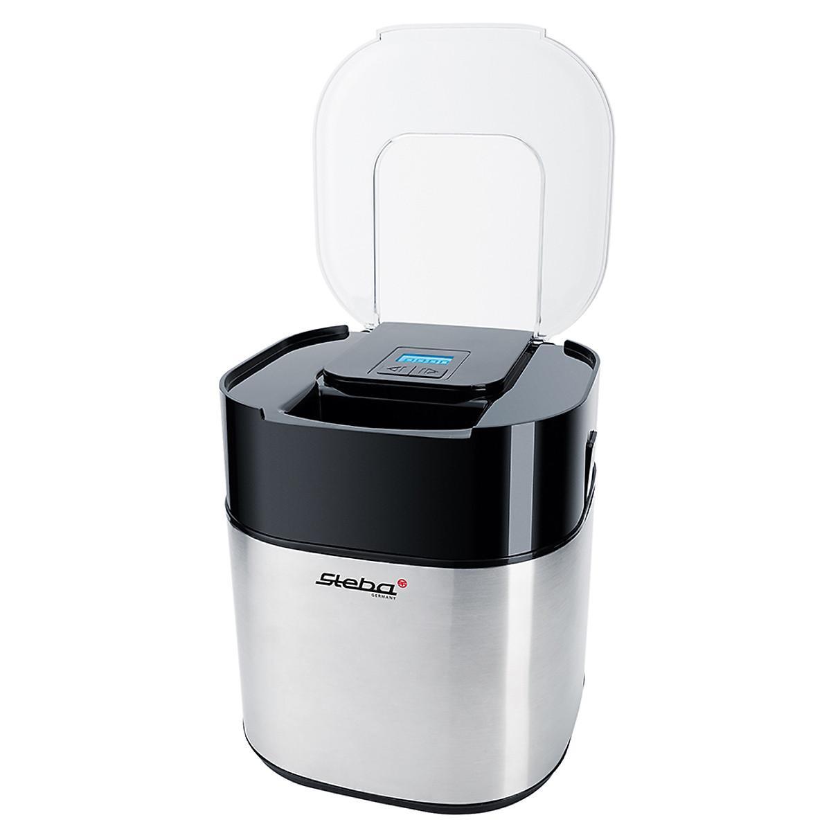 Máy Làm Kem Tươi Tại Nhà Steba IC30, Máy Làm Kem Cuộn, Dung Tích 1.5L, Chất Liệu Thép Không Gỉ, Nhập Đức, BH 12 Tháng