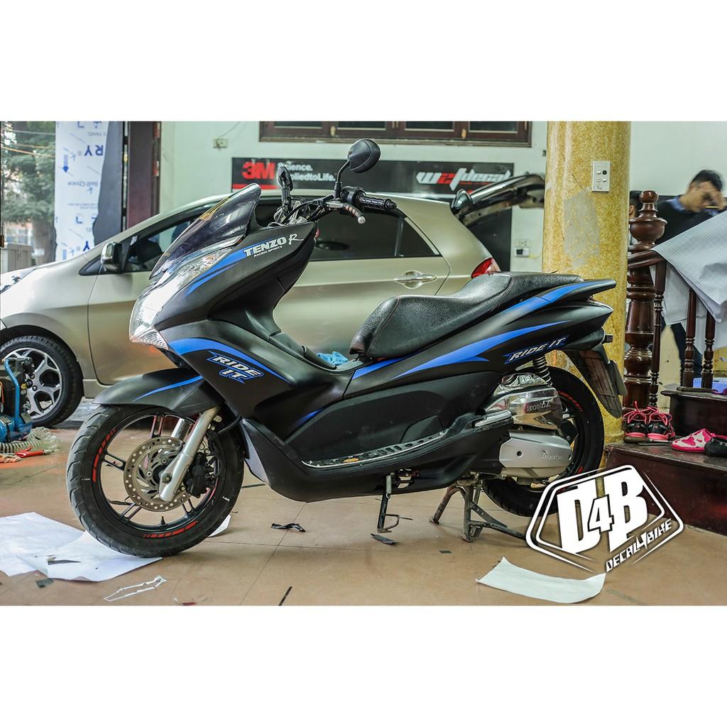 Tem trùm dành cho xe PCX Blue Edition