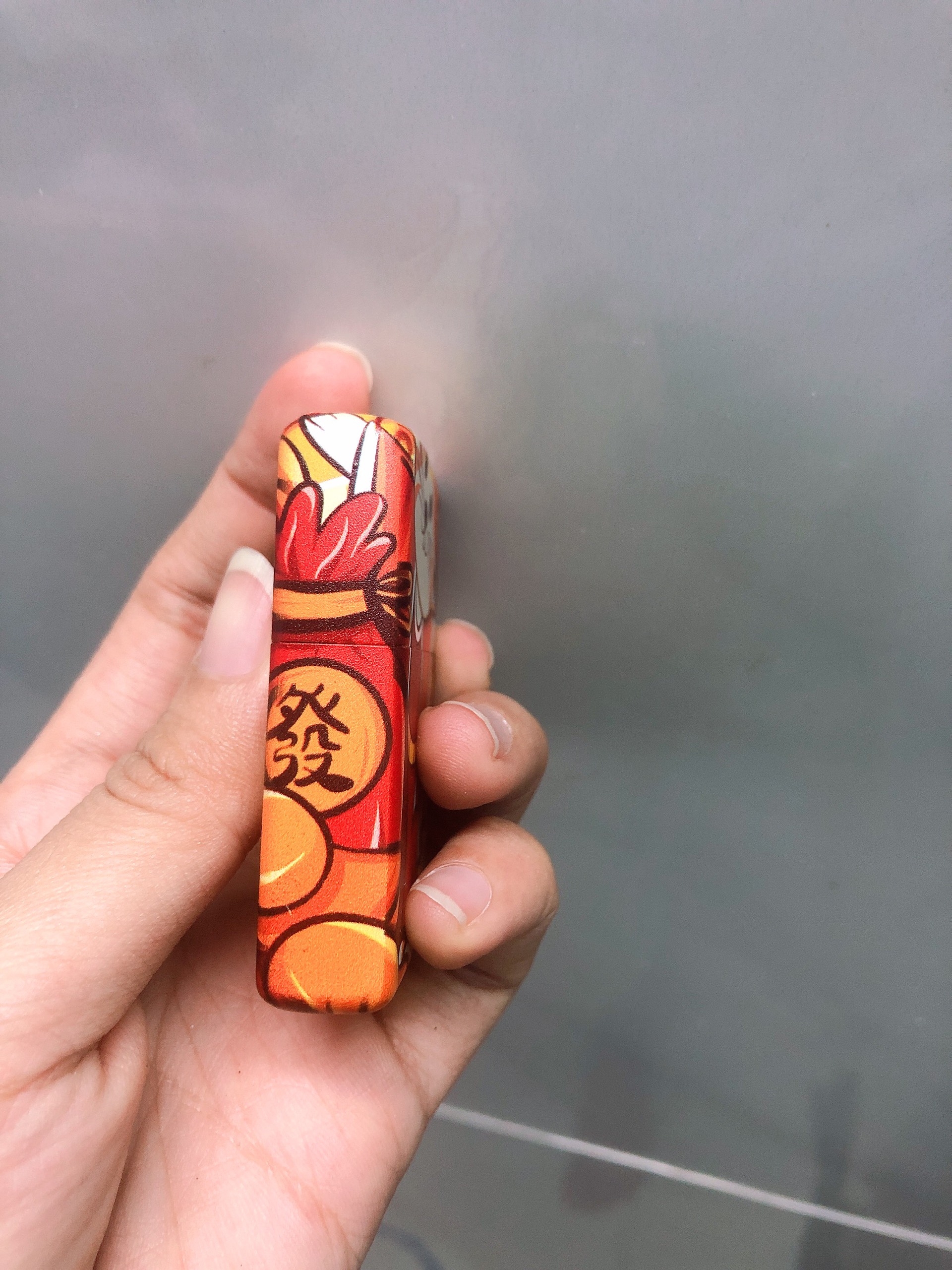 Hột Quẹt Bật Lửa phiên bản nhật hình mèo may mắn "Tài Lộc Dư Dả" H40