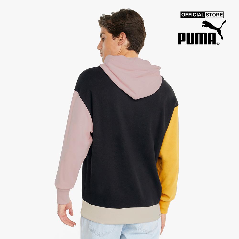 PUMA - Áo hoodie nam phối mũ Downtown French Terry 531593