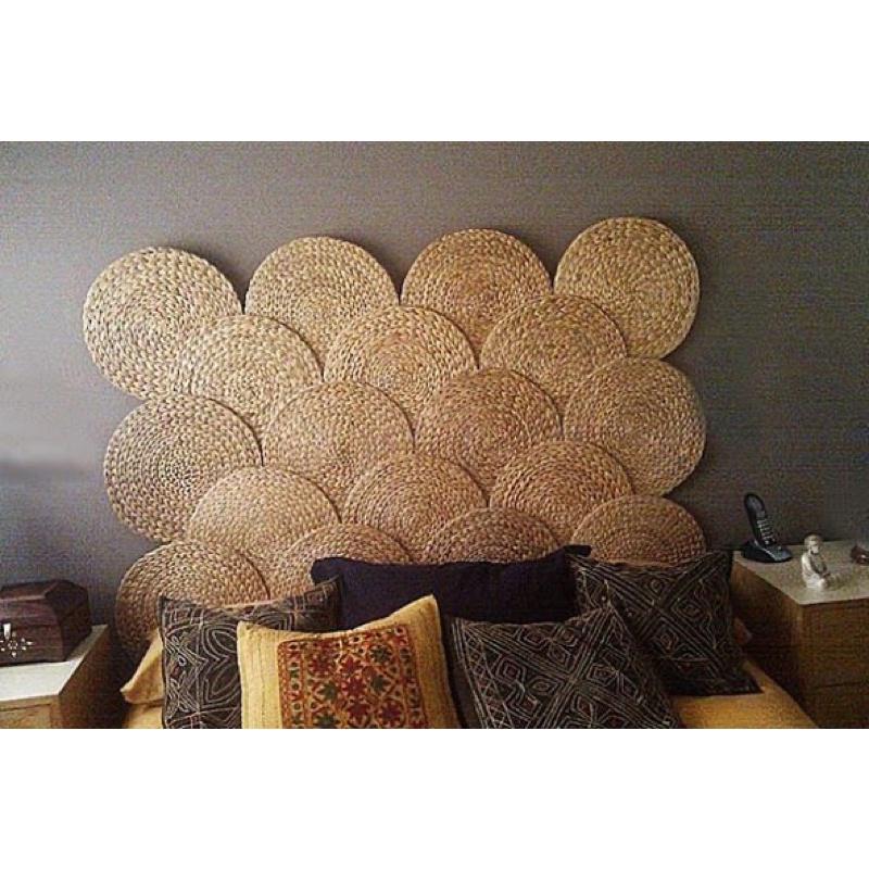 Thảm Lục Bình,Thảm Cói Tròn Vintage size nhỏ 10cm - 35cm