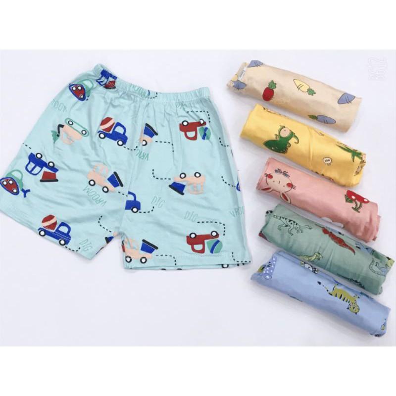Quần đùi chục peptit thun lạnh siêu mềm mát cho bé trai/bé gái
