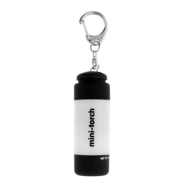2-4pack Outdoor Mini LED Flashlight USB Camping Torch Night Lamp w/ Keychain