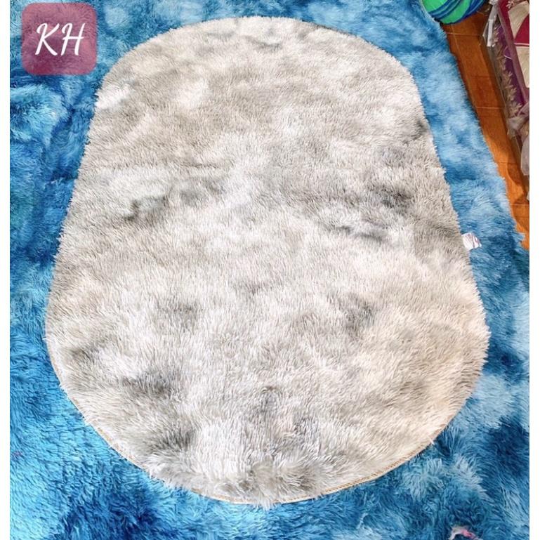 Thảm lông hình Ovan 1mx1m6