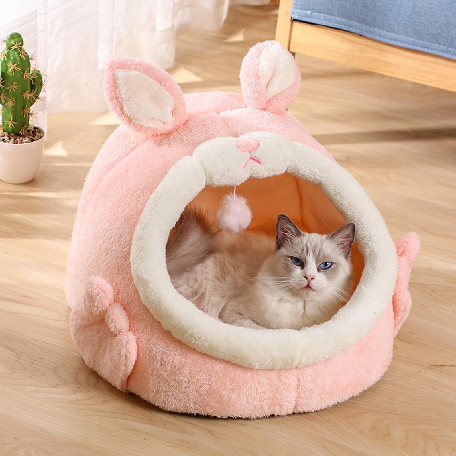 Cats Cave Bed Cats Cave Bed Small Dog Bed Non Slip Removable Soft Cushion