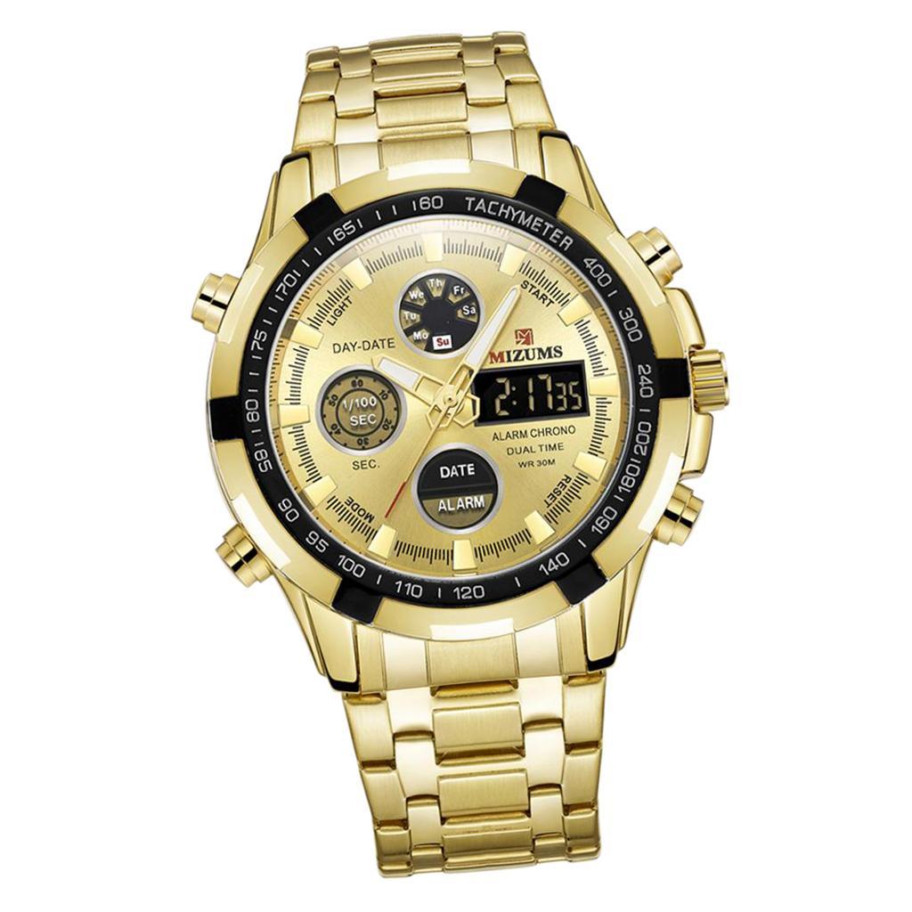 Waterproof Luminous Steel Belt Sports Watch for Men