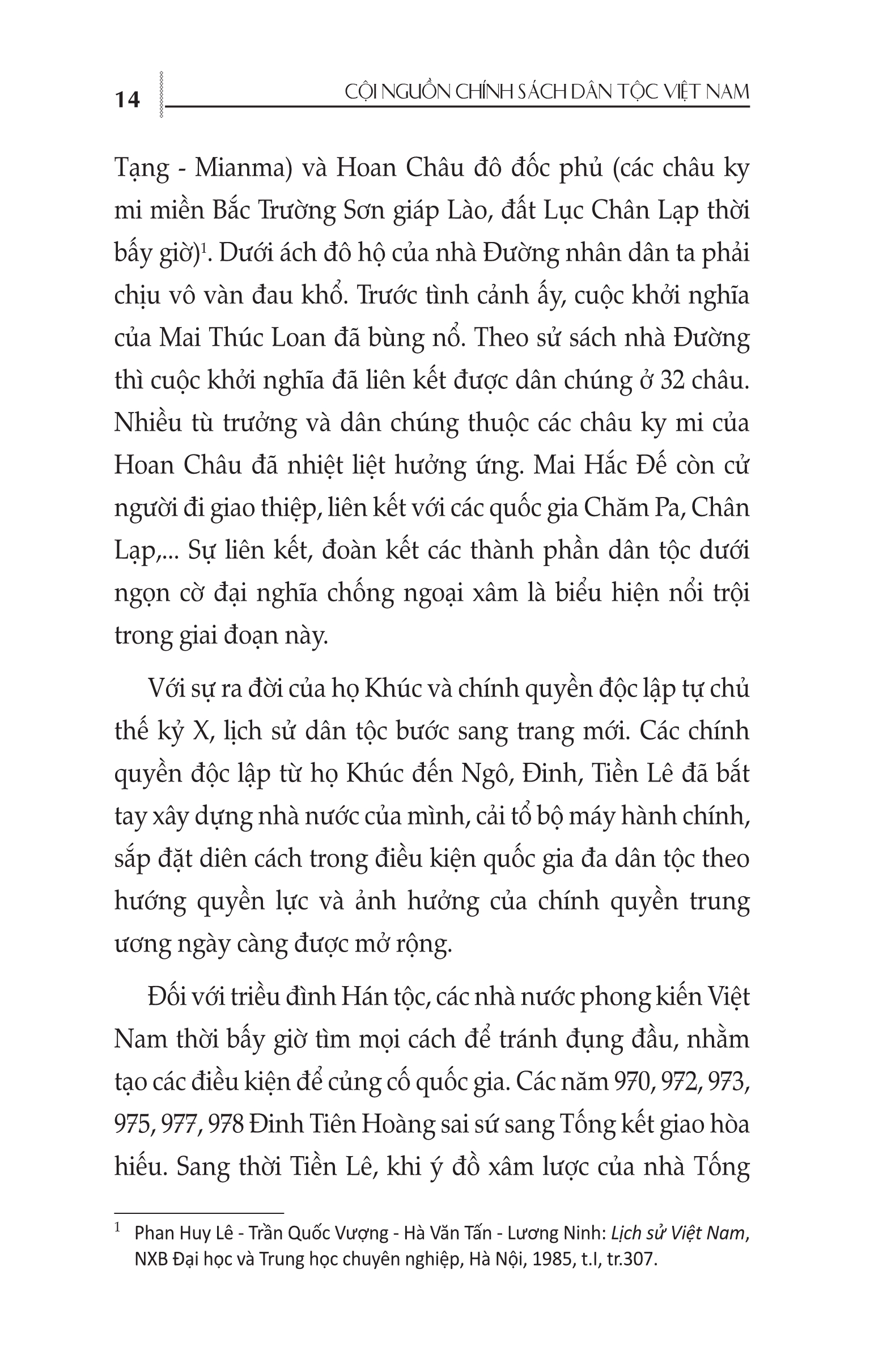 Cội Nguồn Chính Sách Dân Tộc Việt Nam