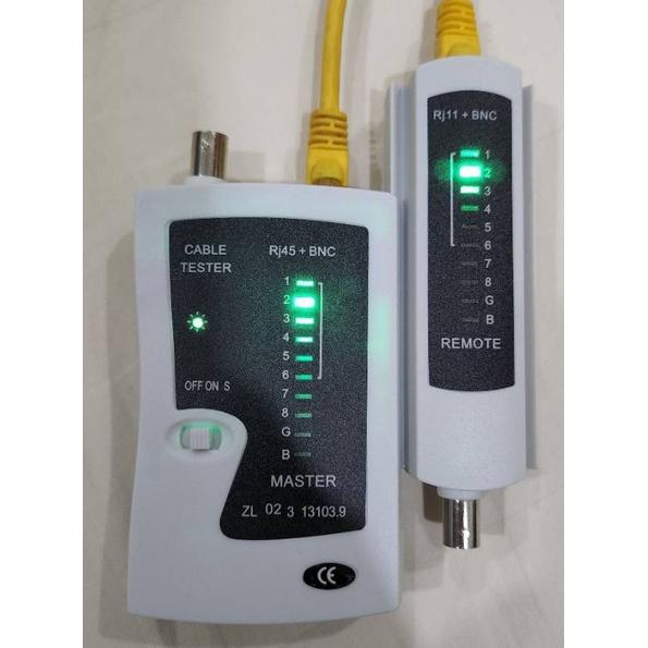 Hộp test dây mạng RJ45 Cáp BNC đồng trục cho kỹ thuật IT