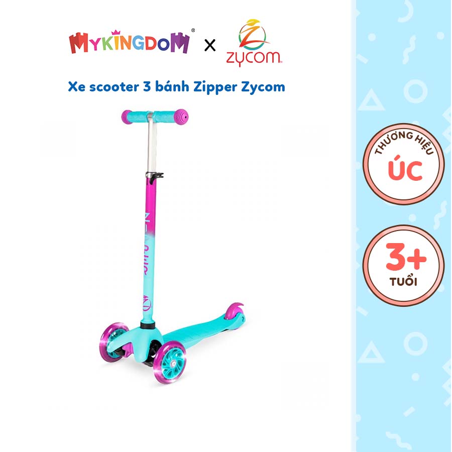 Xe Scooter ZYCOM 3 Bánh Zipper 212-357 Hồng 
 212-357