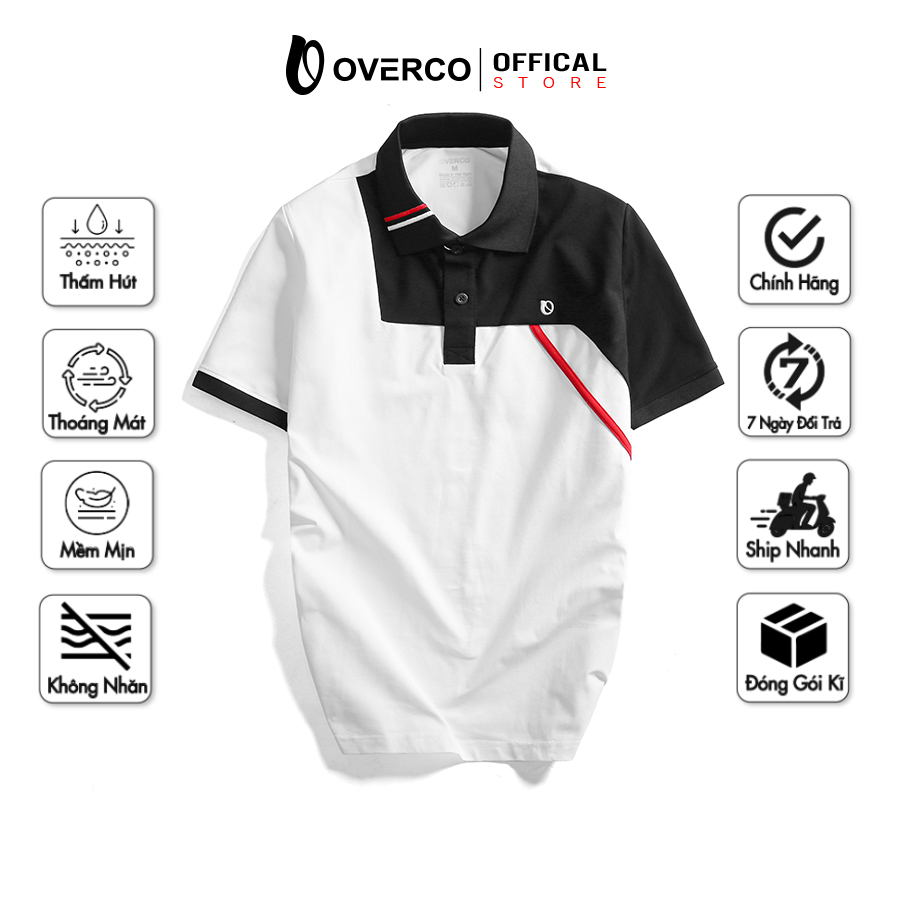 [OV-UPL0026] Áo ROIDERY POLO OVERCO 2022 thiết kế trẻ trung, năng động, độc đáo