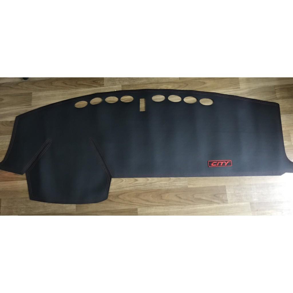 THẢM CHỐNG NẮNG TAPLO DA CARBON DÀNH CHO XE _HONDA CITY 2021