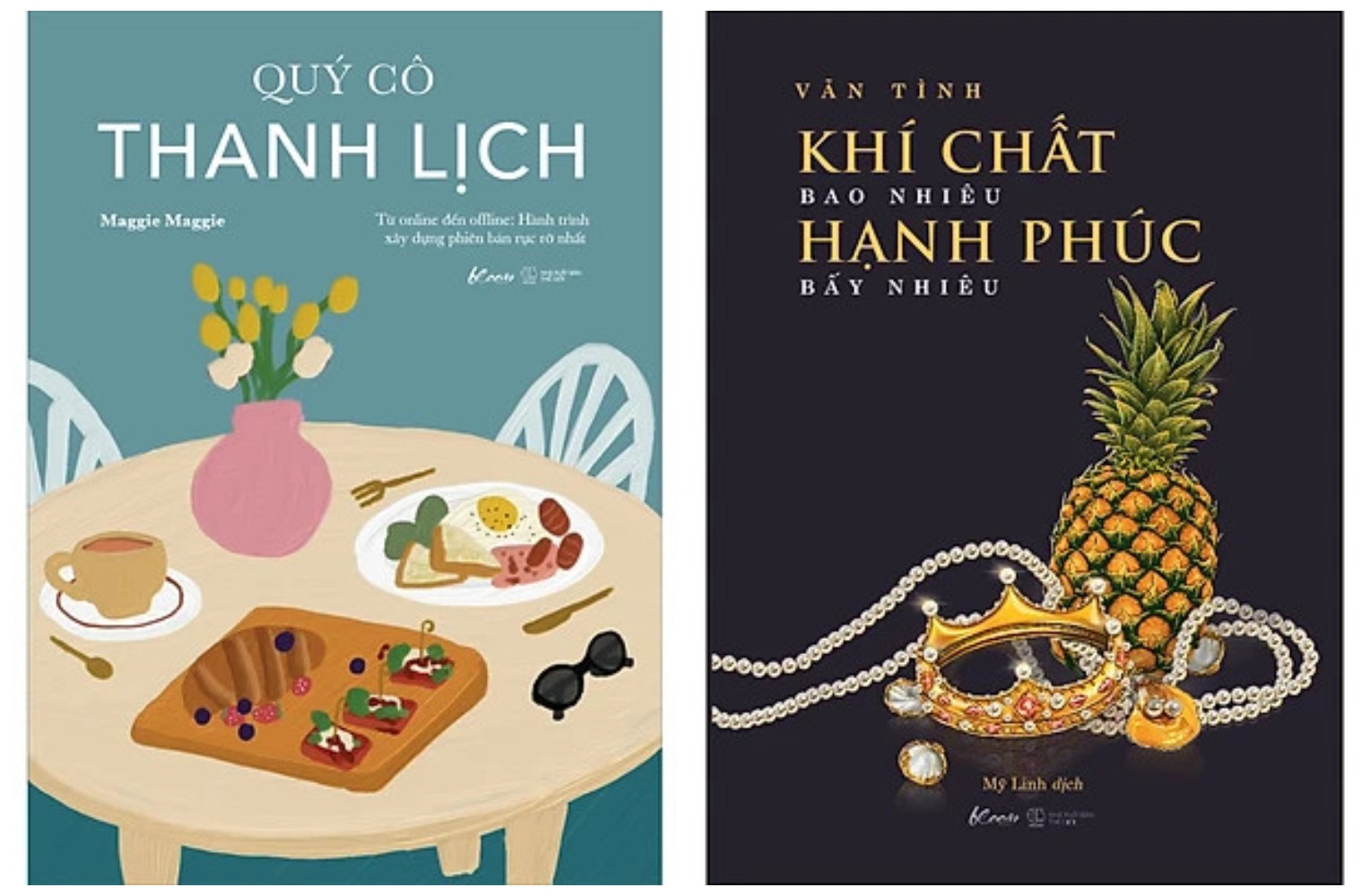 Combo sách cho phái đẹp: Quý cô thanh lịch + Khí chất bao nhiêu hạnh phúc bấy nhiêu