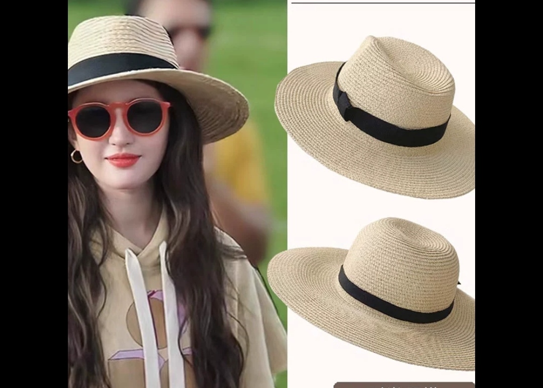 Nón cao bồi phớt mũ cao bồi nam nữ Fedora comboy chất liệu cói Hàng nhập dona24072901