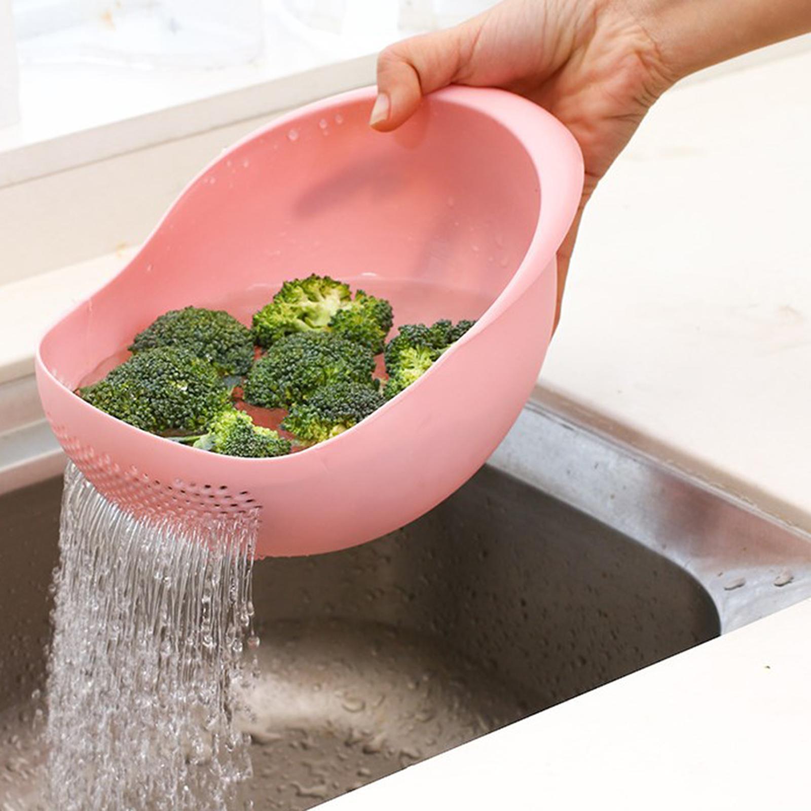 Pasta Strainer Drainer Colander Colander Rice Bowl Strainer for Mixing Salad