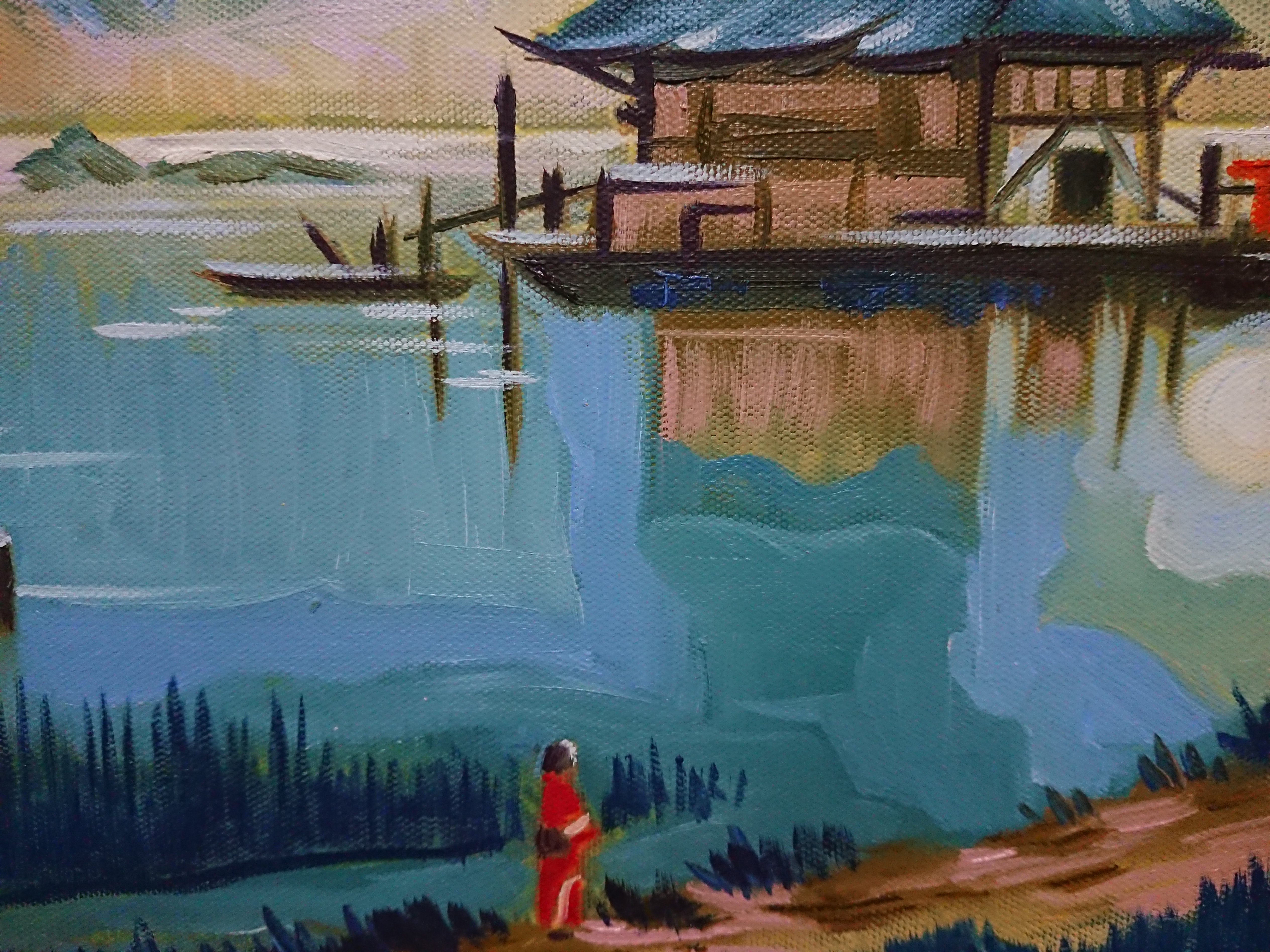 An Nhiên - Tranh Sơn Dầu Vẽ Tay 40x50cm