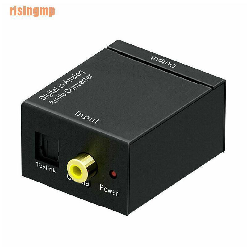 Bộ chuyển đổi âm thanh trục quang học kỹ thuật số sang Analog RCA L / R kèm dây cáp