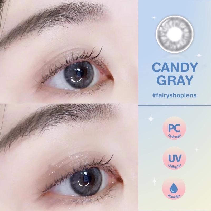 Kính Áp Tròng Candy Gray 14.0 Xám Trà Sữa - Kính Áp Tròng FAIRY SHOP CONTACT LENS