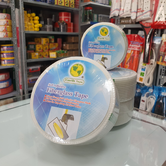 Băng keo lưới sợi thủy tinh dán thạch cao chống nứt mối nối
