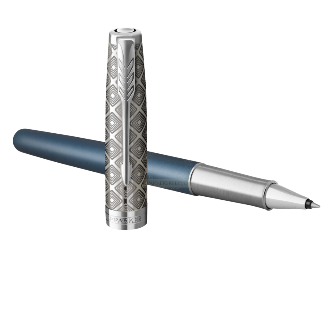 Bút Dạ Bi Sonnet Premium Metal &amp; Blue CT Rollerball Pen-2119745