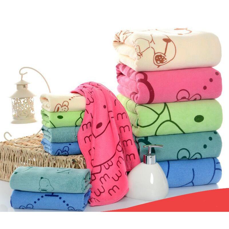 Set 3 Khăn Tắm Cotton Kiba Kiểu Thái Cỡ Lớn Siêu Mềm Mịn Thấm Hút Nước