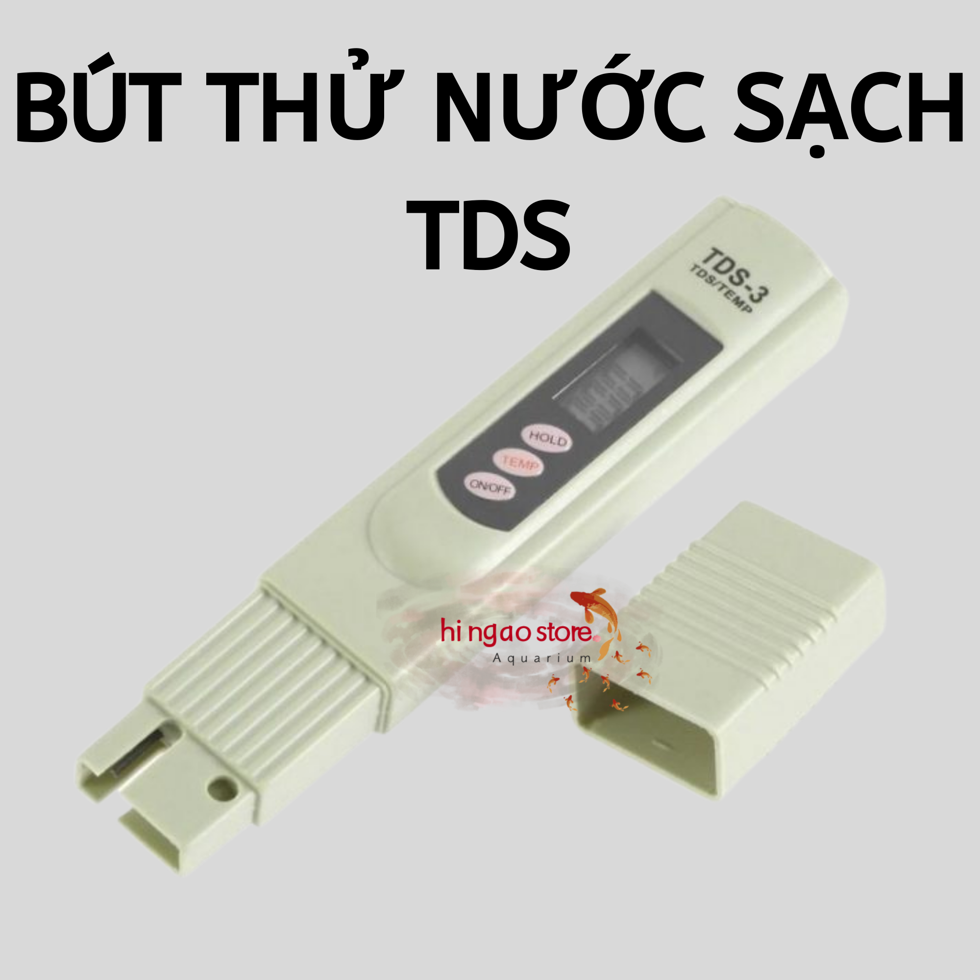 Bút đo TDS, bút đo độ pH kiểm tra nguồn nước, nước hồ cá - Phụ kiện thủy sinh - Hingaostore.